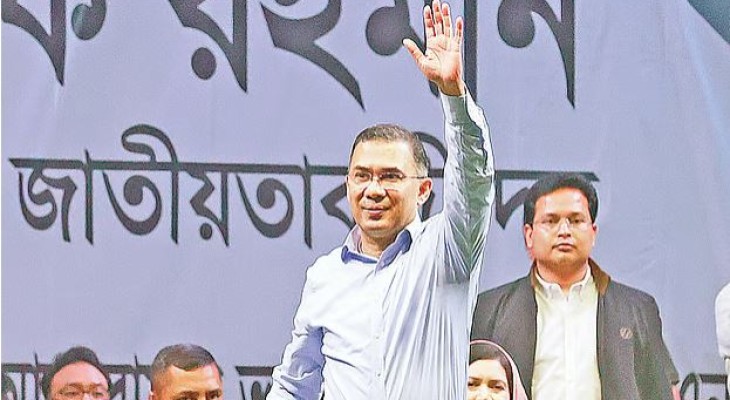 ১৯ দিনে ৬৪ জনসভা প্রচারে নতুনত্বের সঙ্গে ‘ফ্যামিলি ম্যান’ কৌশল তারেক রহমানের