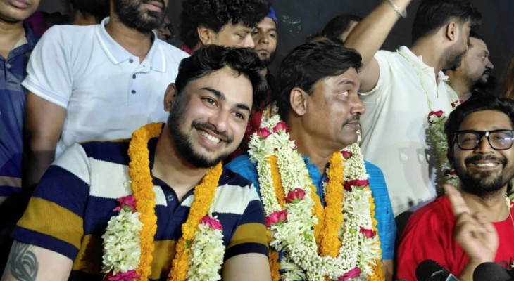 চলচ্চিত্র শিল্পী সমিতির সভাপতি শিবা সানু, সম্পাদক জয় চৌধুরী