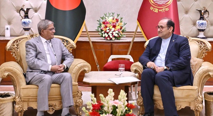 রাষ্ট্রপতির সঙ্গে ইরানের রাষ্ট্রদূতের সাক্ষাৎ